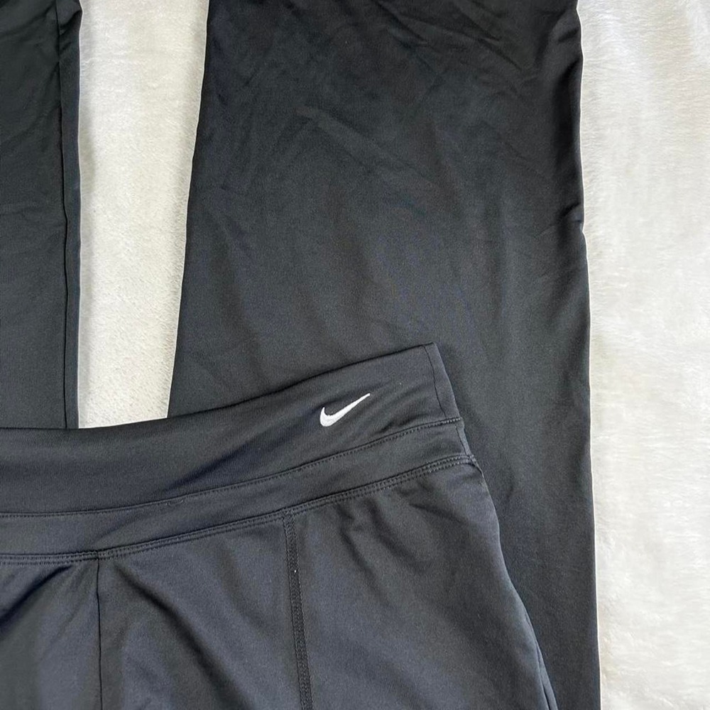 Nike‎ black flare track pants Y2K vintage athletic - Picture 2 of 6